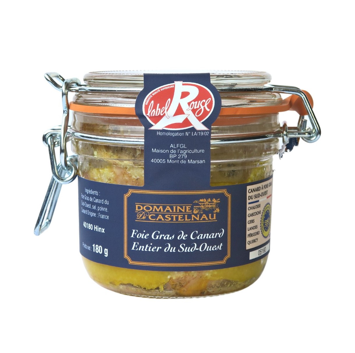 Foie gras v celku Label Rouge 320g