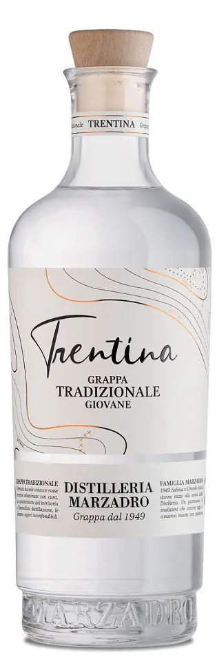 Marzadro Grappa La Trentina Tradizionale 41% 0,7l 