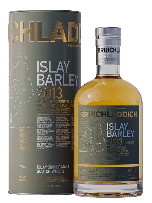 Bruichladdich ISLAY BARLEY Coull, Rockside, Island, Mulindry, Cruach, Dunlossit 2013 50% 0,7l GB