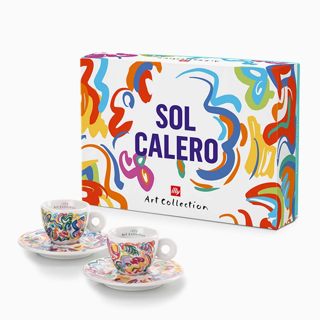 illy Sol Calero kolekcia espresso šálok 2 ks
