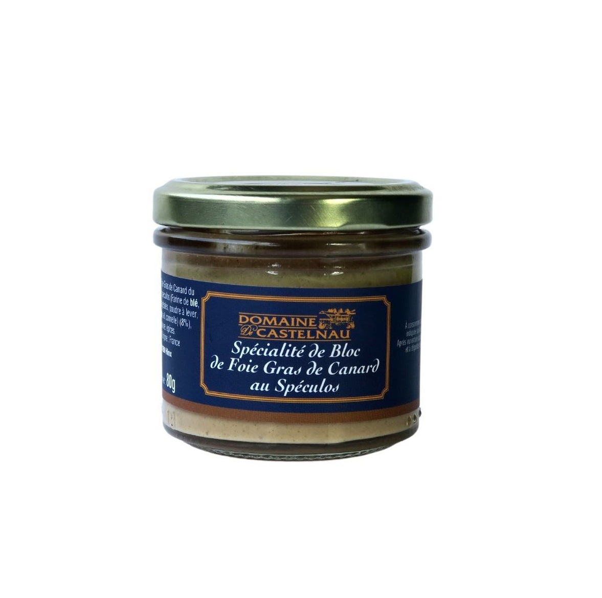 Foie gras so sušienkami speculoos 80g