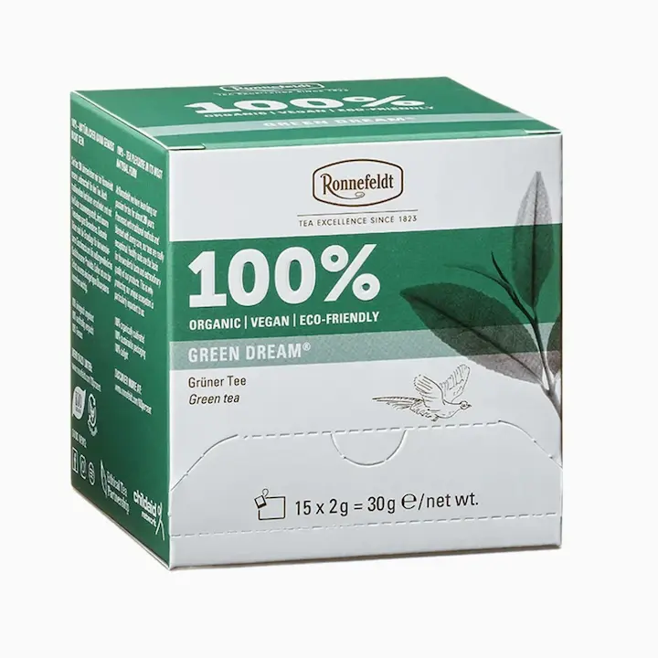 Čaj 100% RONNEFELDT Green Dream 15x2g