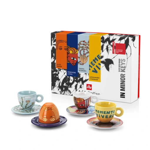 illy Biennale 2026 kolekcia 4 cappuccino šálok