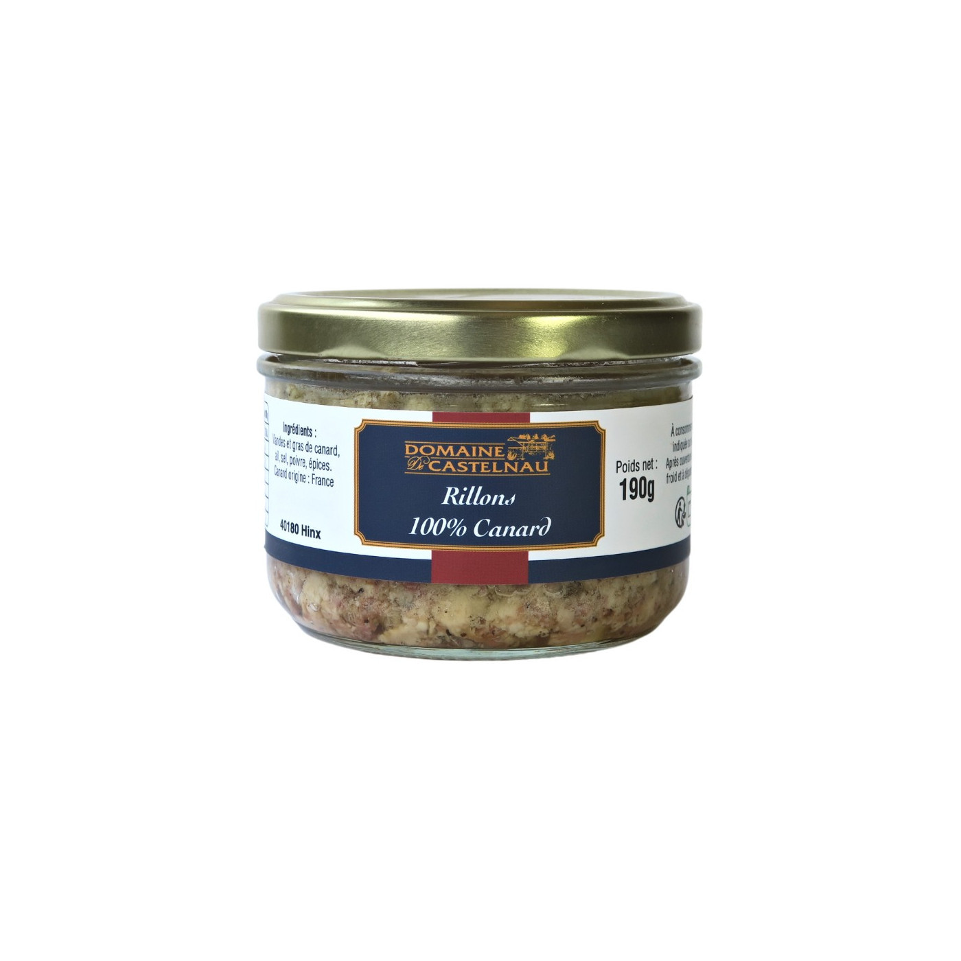Rillons z čistej kačaciny 190g