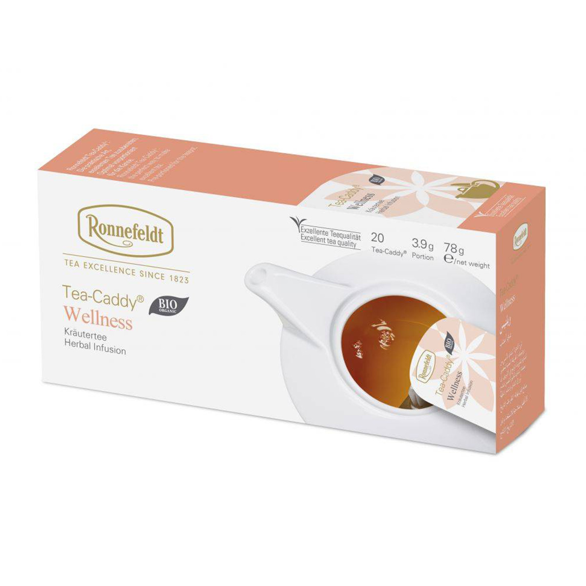 Ronnefeldt Tea Caddy Wellness BIO čaj 20 x 3,9g