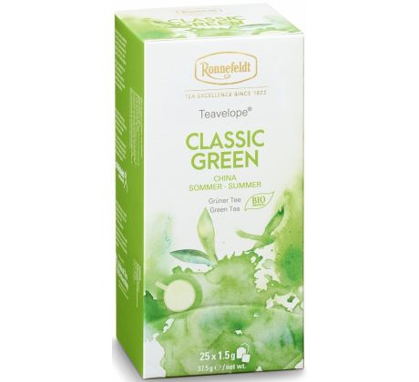 Ronnefeldt Teavelope Classic Green - BIO čaj 25 x 1,5g