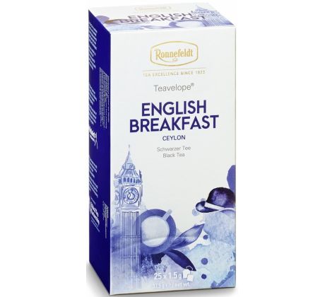 Ronnefeldt Teavelope English Breakfast čaj 25 x 1,5g