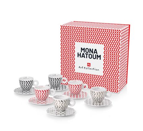 Kolekcia Mona Hatoum 6x cappuccino šálky