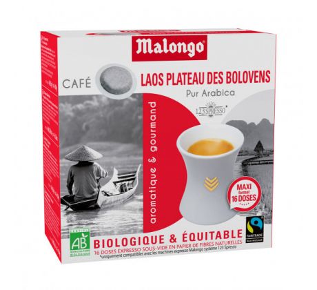 123Spresso pody Laos Plateau Bolovens BIO & Fair Trade 16 dávok