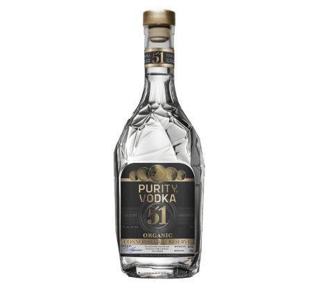 Purity Connoisseur 51 Reserve Organic Vodka 40% 0,7l (čistá fľaša)