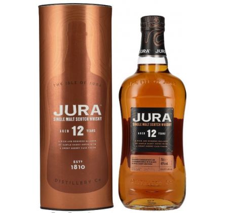 Jura 12YO Single Malt Scotch Whisky 40% Vol. 0,7l (tuba)