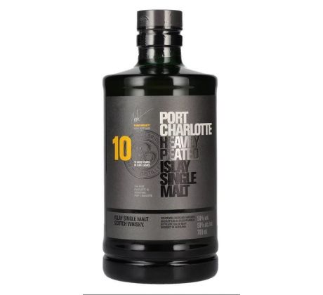 Bruichladdich Port Charlotte 10YO Heavily Peated Islay Single malt 50% 0,7l (čistá fľaša)
