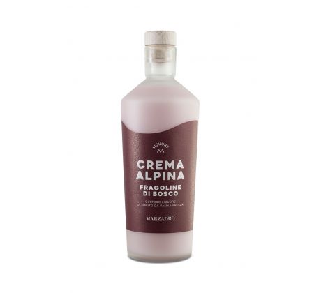 Marzadro Crema Alpina Lesná jahoda 17% 0,7l (čistá fľaša)