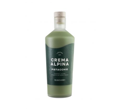 Marzadro Crema Alpina Pistácia 17% 0,7l (čistá fľaša)